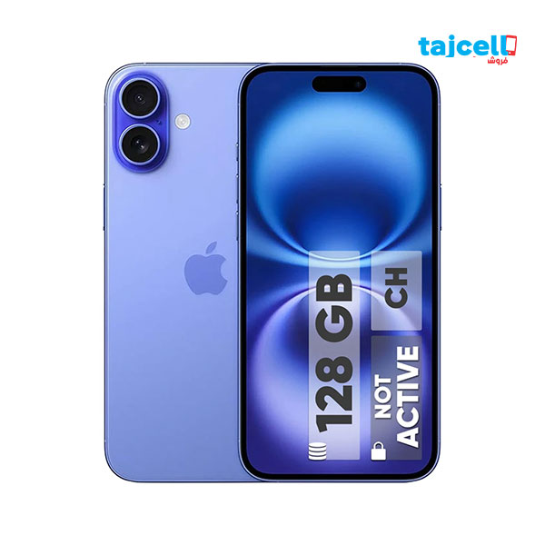 گوشی موبایل اپل مدل (iPhone 16 Cha (not active ظرفیت 128 گیگابایت و رم 8 گیگابایت