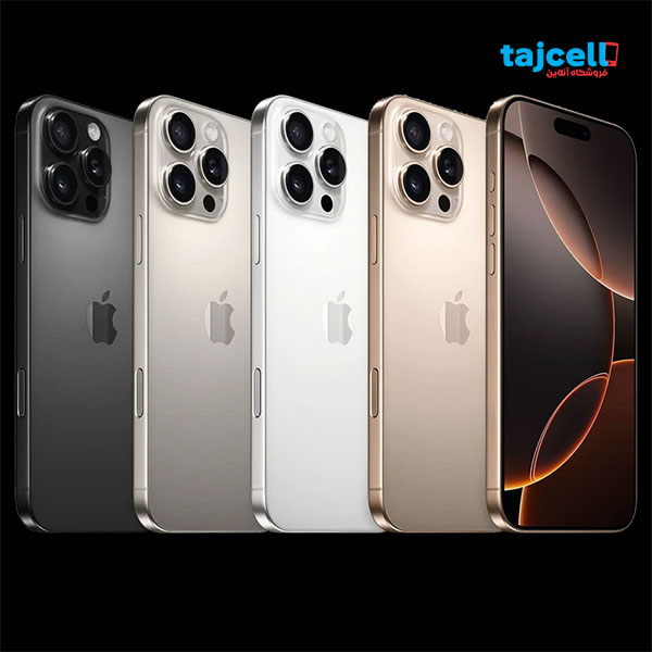 موبایل اپل مدل iphone 16 pro max not active دو سیم‌ کارت ظرفیت 256 رم 8 گیگابایت - پارت نامبر ZAA