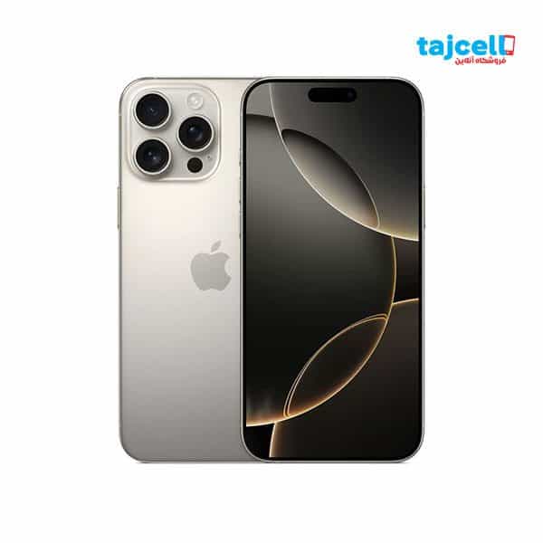 موبایل اپل مدل iphone 16 pro not active تک سیم کارت بدون ریجستری ظرفیت 256 رم 8 گیگابایت - پارت نامبر AEa