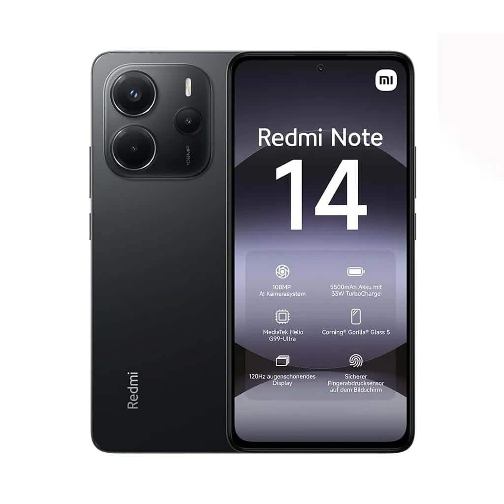 گوشی موبایل شیائومی Redmi Note 14 - رنگ مشکی